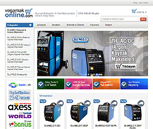 Online alışveriş sitemiz vegamakonline.com açıldı...