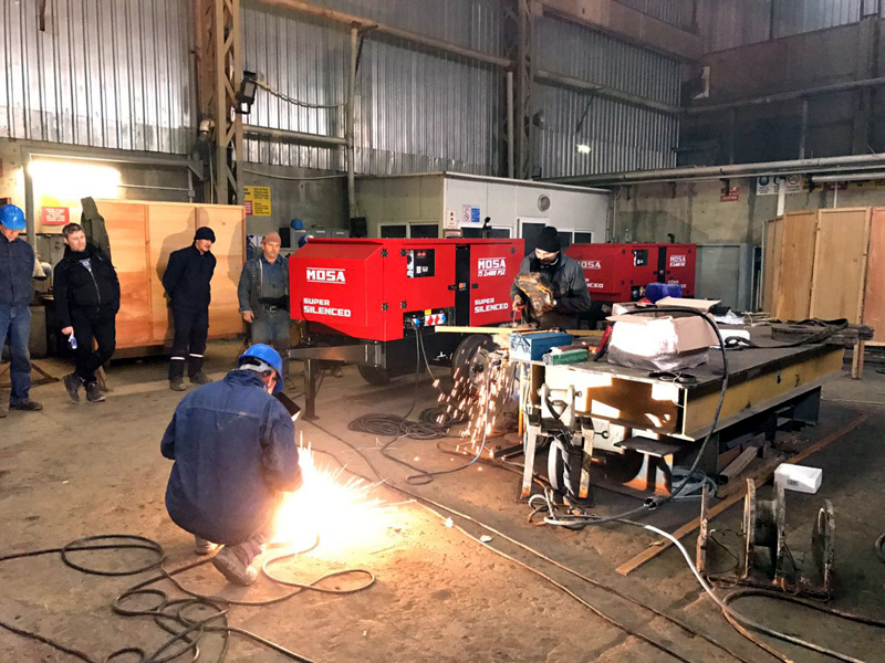 MOSA TS 2x400 PSX Kaynak Jeneratörü, Ege Linyitleri İşletmesine teslim edildi.