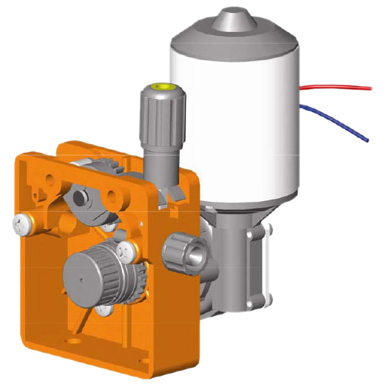 Ø30 2x2 Motorlu Tel Sürme Ünitesi (Plastik Gövde)