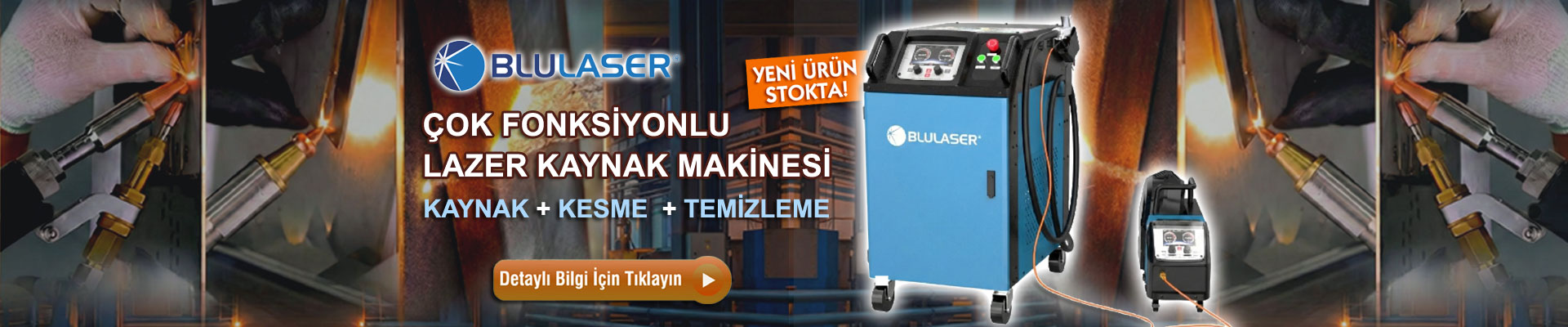 BLULASER Çok Fonksiyonlu Lazer Kaynak Makinesi